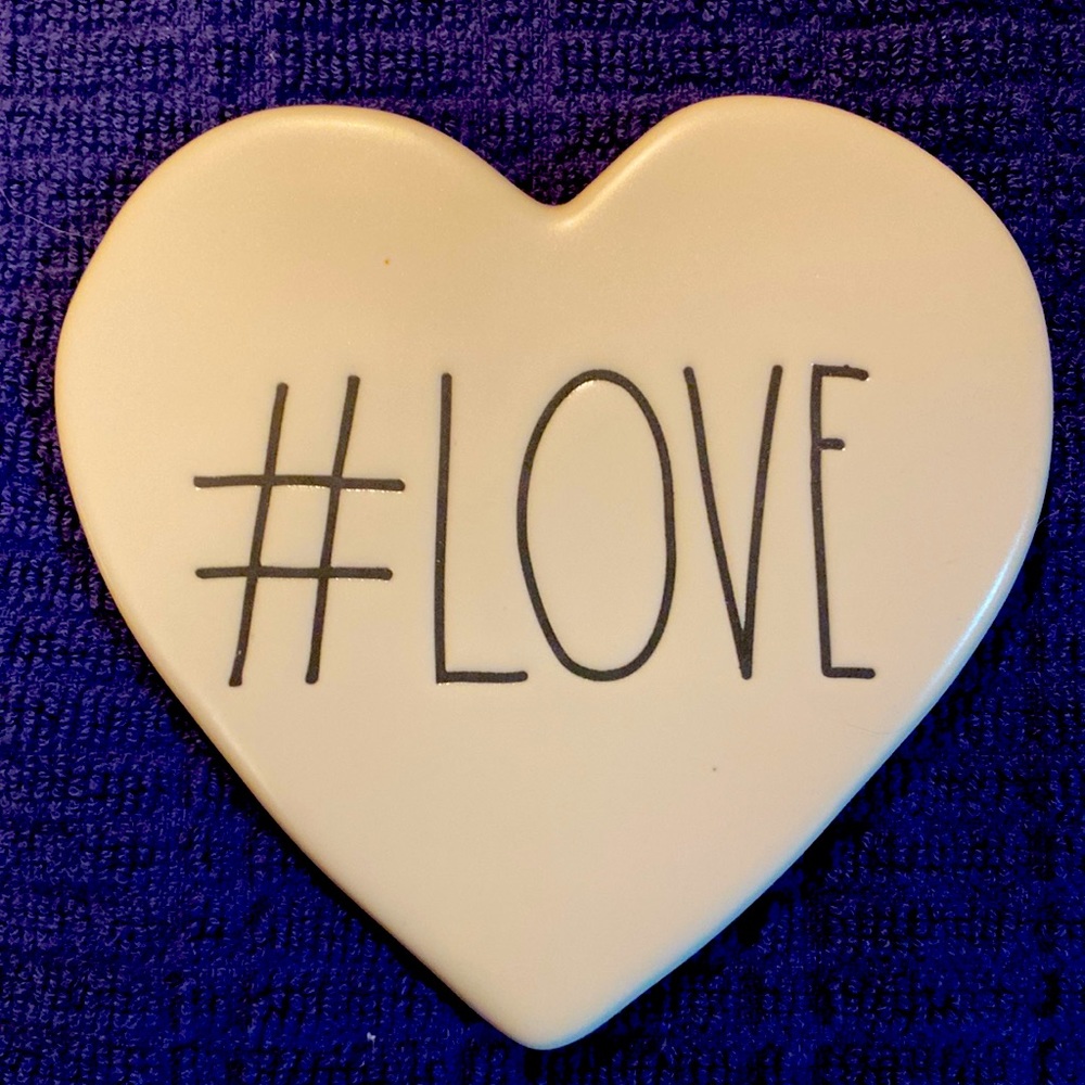 New Coasters-Heart Shaped Rae Dunn - Picture 4 of 5